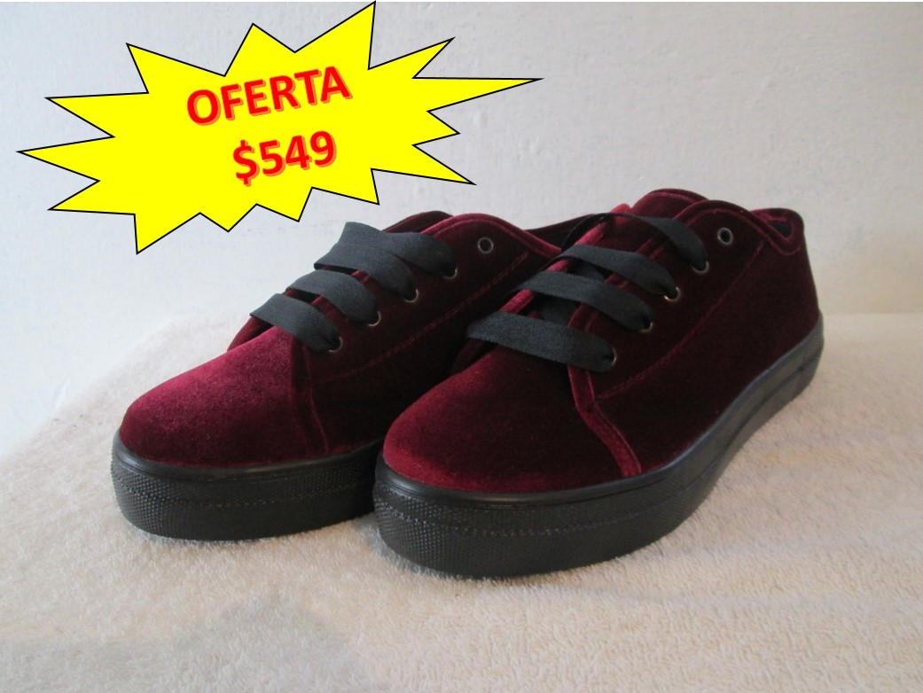 TENIS DAMA LOB ROJO Oi17  