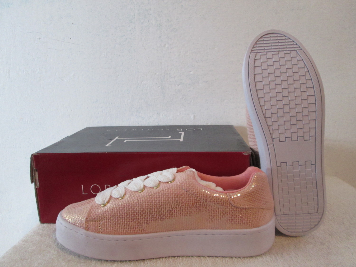 TENIS LOB DAMA ROSA Oi18