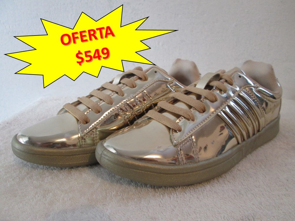 TENIS DAMA DORADO Oi17 LOB 